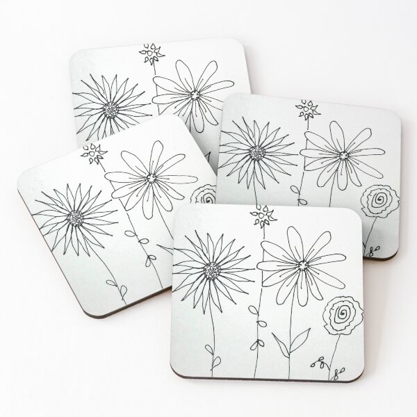 Item preview, a group of Whimsical Flowers designed and sold by OzzyluArt.