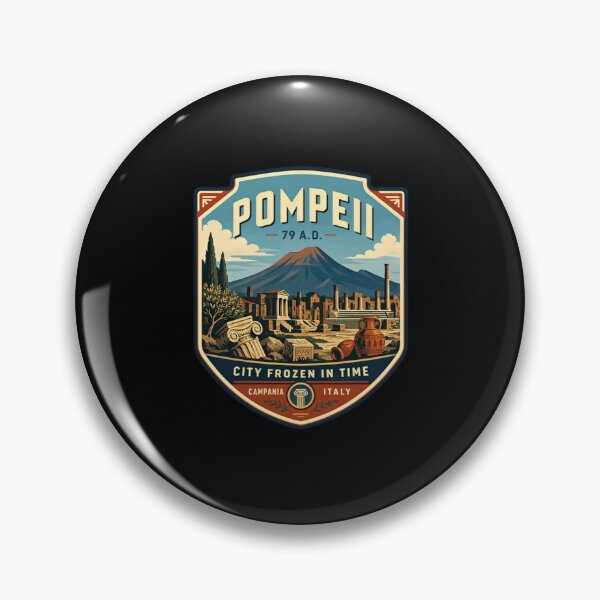 Item preview, Pompeii 79 A.D. City Frozen In Time Campania Italy Ancient Roman History Travel Souvenir designed and sold by RetroMini2026.