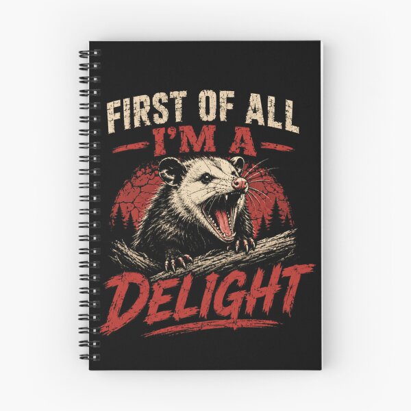 Item preview, First Of All I'm A Delight Opossum Funny Animal Lover designed and sold by JonesFlora2025.