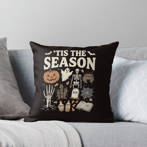 Aperçu de l'œuvre Tis The Season Halloween Shirts Women Oversized Spooky Season Ghost créée et vendue par taramitt.