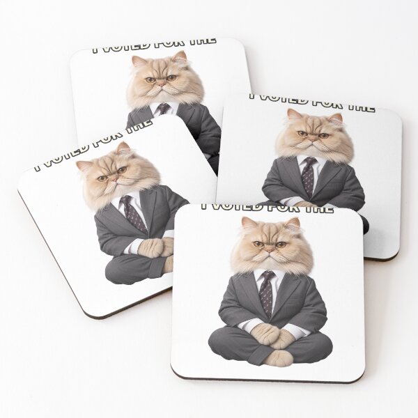 Item preview, Don’t Blame Me, I Voted for the Persian Cat – Funny Cat Election Humor designed and sold by Mirgonhood.