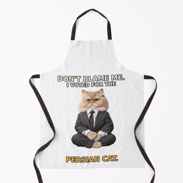 Item preview, Don’t Blame Me, I Voted for the Persian Cat – Funny Cat Election Humor designed and sold by Mirgonhood.