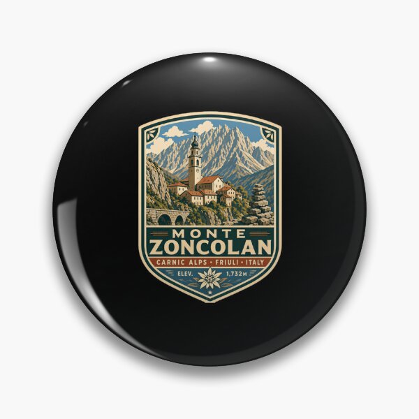 Item preview, Monte Zoncolan Carnic Alps Friuli Italy Mountain Cycling Hiking Travel designed and sold by RetroMini2026.