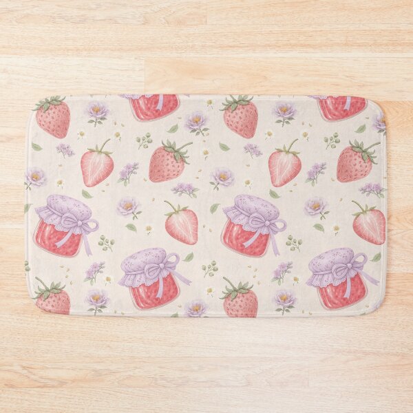 Item preview, Lavender Strawberry Jam Watercolor Design designed and sold by SSundaysPrints.