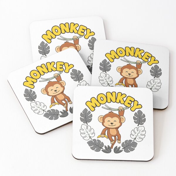 Item preview, Cute Monkey Botanical Wreath designed and sold by TTEDGLOBAL.