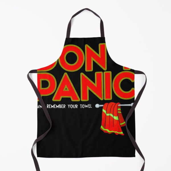 Item preview, Don't Panic with towel And Remember Your Towel designed and sold by ElainaShelton.