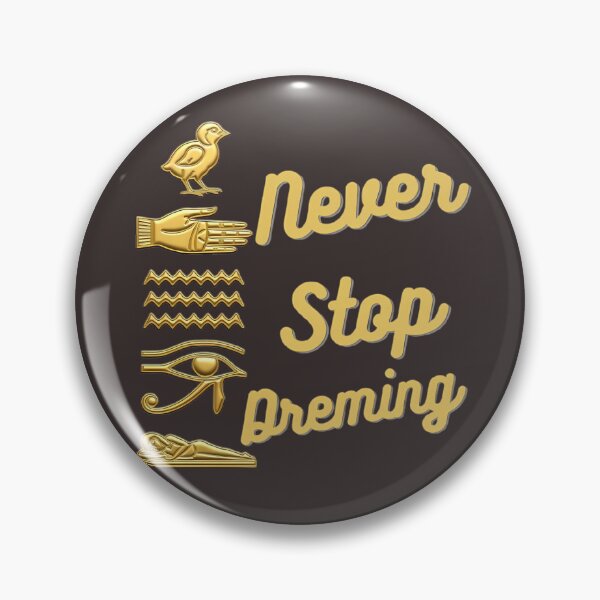 Item preview, THE GOLDEN DREAM SPELL | Never Stop Dreaming in REAL Egyptian Hieroglyphs designed and sold by HoMya.