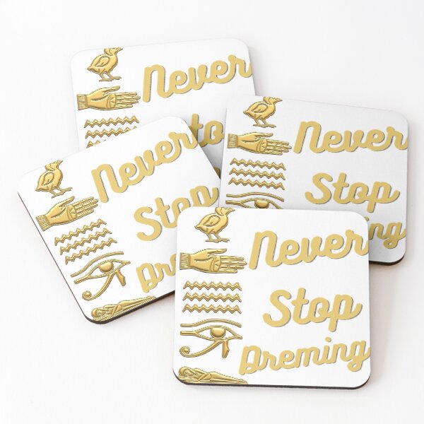 Item preview, THE GOLDEN DREAM SPELL | Never Stop Dreaming in REAL Egyptian Hieroglyphs designed and sold by HoMya.