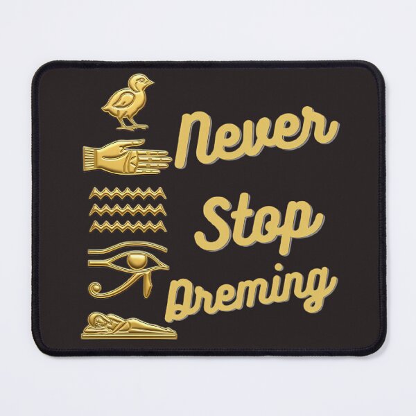 Item preview, THE GOLDEN DREAM SPELL | Never Stop Dreaming in REAL Egyptian Hieroglyphs designed and sold by HoMya.