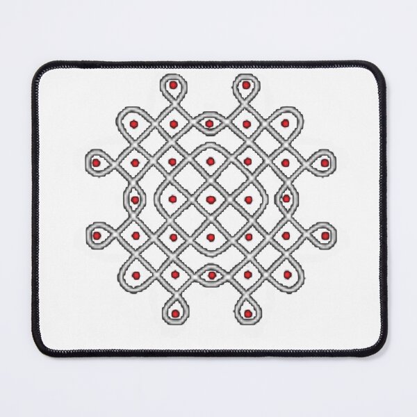 Item preview, An Auspicious Pattern for Positivity | Kolam Art from India designed and sold by Sakshiartwork.