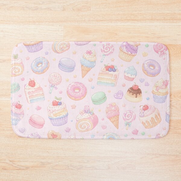 Item preview, Pastel Sweet Desserts & Bakery Watercolor Pattern designed and sold by Skyrocketz.