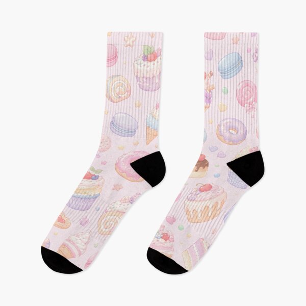 Item preview, Pastel Sweet Desserts & Bakery Watercolor Pattern designed and sold by Skyrocketz.