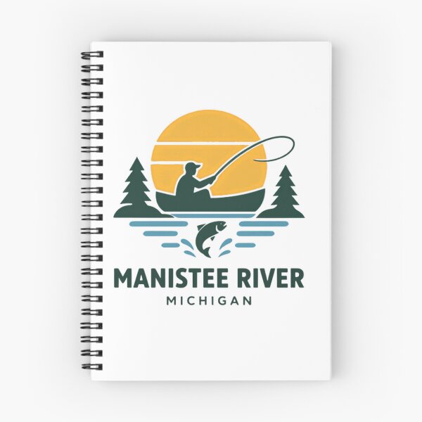 Item preview, Manistee River Michigan Fishing Angler Outdoors designed and sold by Simsimah26Parks.