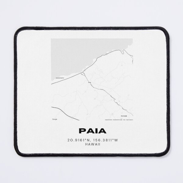 Item preview, Paia Maui Map | Minimalist North Shore Hawaii Location Design designed and sold by RM-Journey.