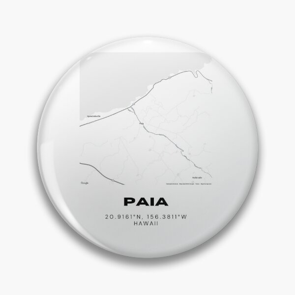 Item preview, Paia Maui Map | Minimalist North Shore Hawaii Location Design designed and sold by RM-Journey.