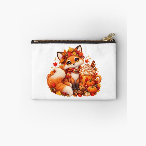 Item preview, Cozy Autumn Fox Pumpkin Spice designed and sold by jgvisualarts.