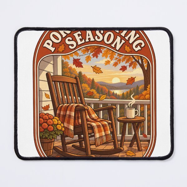 Item preview, Porch Sitting Season Slow Living Fall Design designed and sold by ys96.
