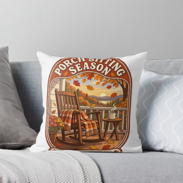 Item preview, Porch Sitting Season Slow Living Fall Design designed and sold by ys96.