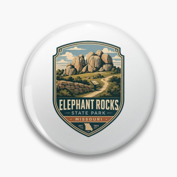 Item preview, Elephant Rocks State Park Missouri Est. 1924 Missouri State Park Travel Visitor designed and sold by Star3NowForMe.