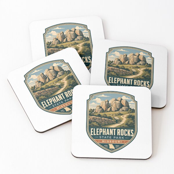 Item preview, Elephant Rocks State Park Missouri Est. 1924 Missouri State Park Travel Visitor designed and sold by Star3NowForMe.