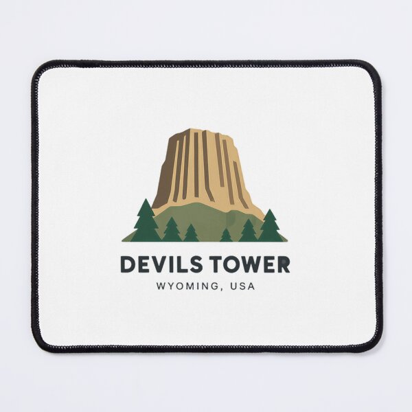 Item preview, Devils Tower Wyoming USA National Park Explorer Travel Souvenir designed and sold by Simsimah26Parks.