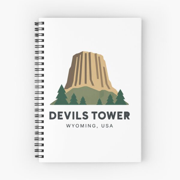 Item preview, Devils Tower Wyoming USA National Park Explorer Travel Souvenir designed and sold by Simsimah26Parks.