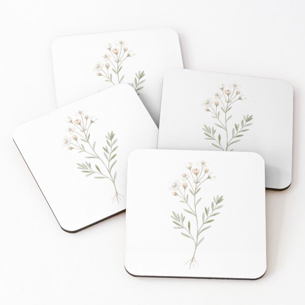 Item preview, Minimalist Botanical Floral Plant – Earthy Blooming Wildflowers designed and sold by meghnad.