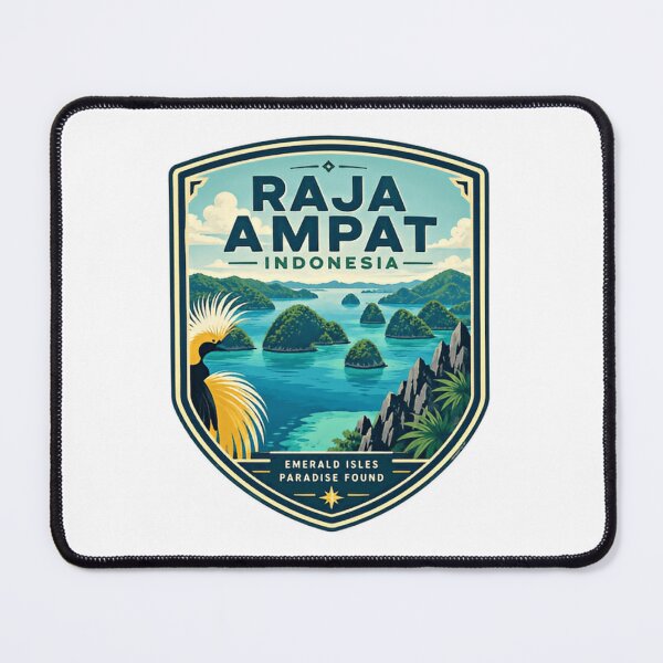 Item preview, Raja Ampat Indonesia Emerald Isles Paradise Found Travel Vacation Explorer designed and sold by Star3NowForMe.
