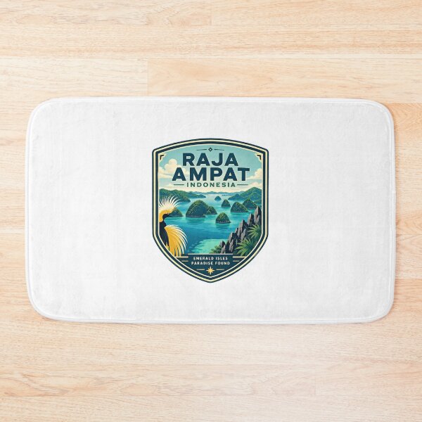Item preview, Raja Ampat Indonesia Emerald Isles Paradise Found Travel Vacation Explorer designed and sold by Star3NowForMe.