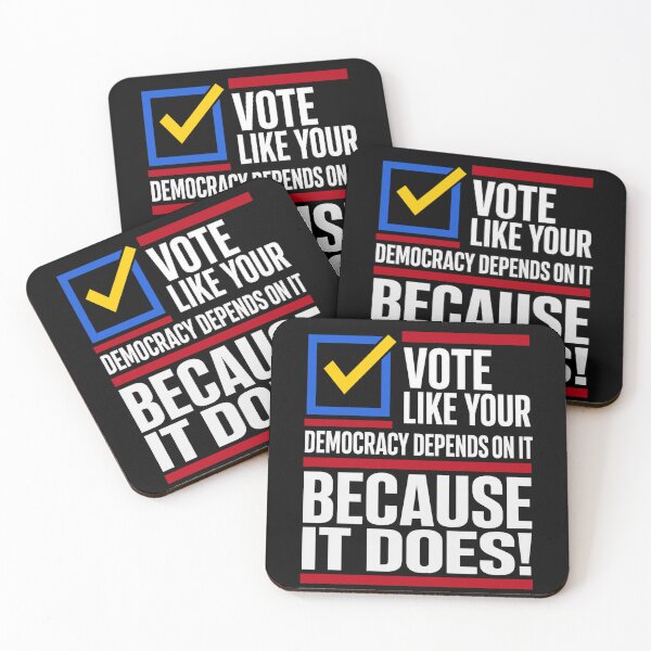 Item preview, Vote Like Your Democracy Depends On It Because It Does designed and sold by lionSutuShop.