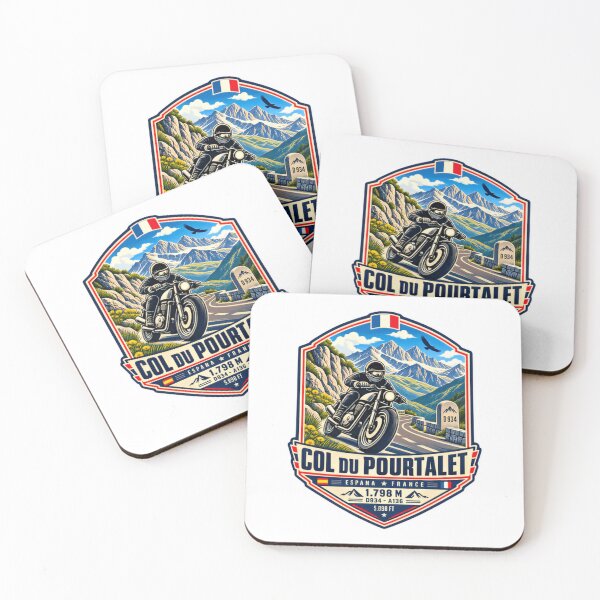 Item preview, Col Du Pourtalet Motorcycle Mountain Pass France Spain Rider designed and sold by Star3NowForMe.