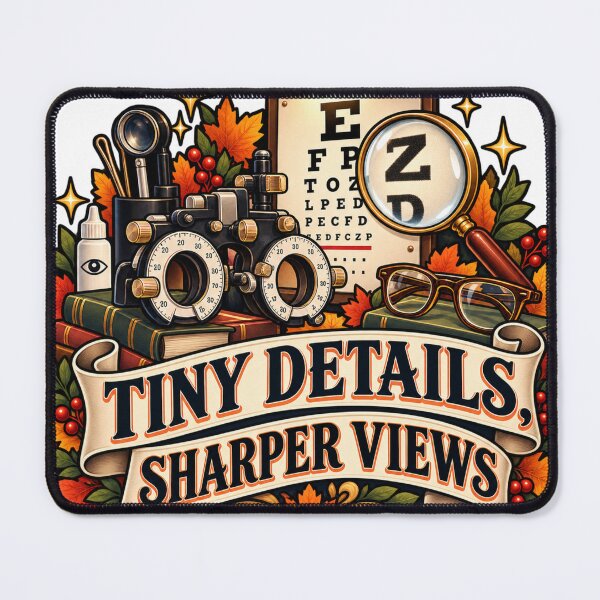 Item preview, Tiny Details, Sharper Views Optometry designed and sold by supertae.