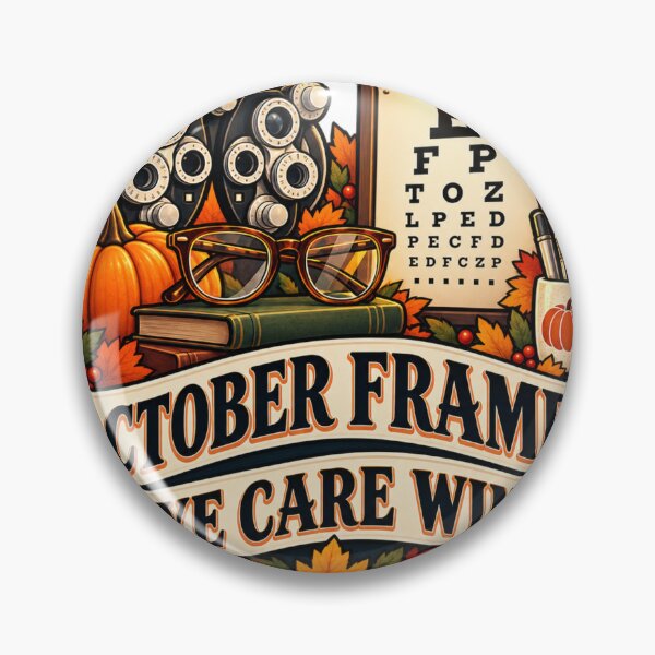 Item preview, October Frames, Eye Care Wins designed and sold by supertae.