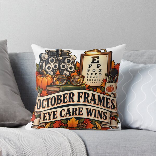 Item preview, October Frames, Eye Care Wins designed and sold by supertae.