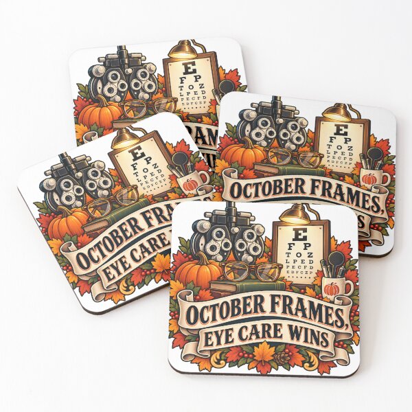 Item preview, October Frames, Eye Care Wins designed and sold by supertae.