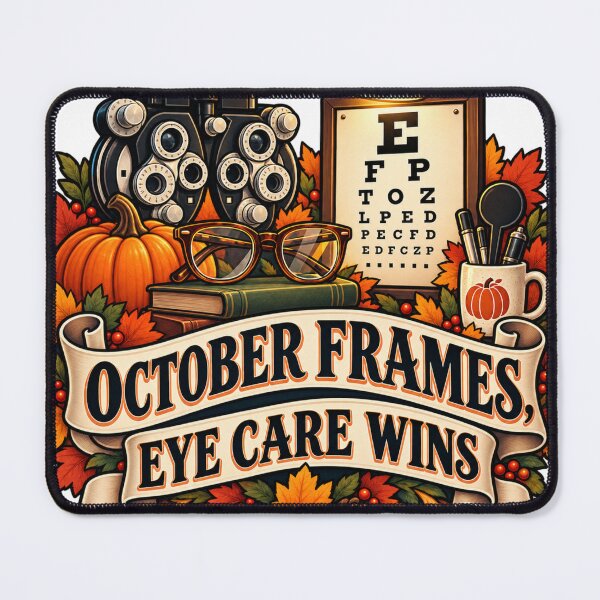 Item preview, October Frames, Eye Care Wins designed and sold by supertae.