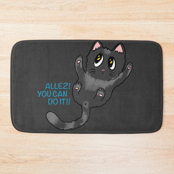 Item preview, Black cat loves to cheer on your climbing!  designed and sold by Rain Ant.