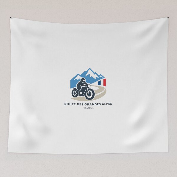 Item preview, Route Des Grandes Alpes France Motorcycle Touring Adventure Rider designed and sold by Simsimah26Parks.