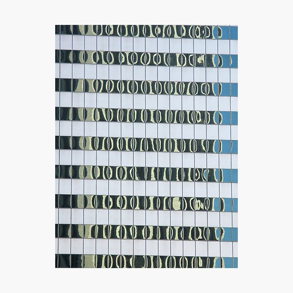 LA reflection 3 (octopus leg like windows) Photographic Print