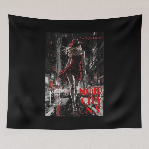 Item preview, City Night Woman Red Dress   designed and sold by TIFREEMAN.