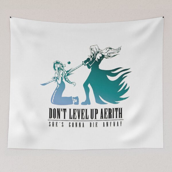 Item preview, Don't Level Up Aerith - Spoiler designed and sold by ElainaShelton.
