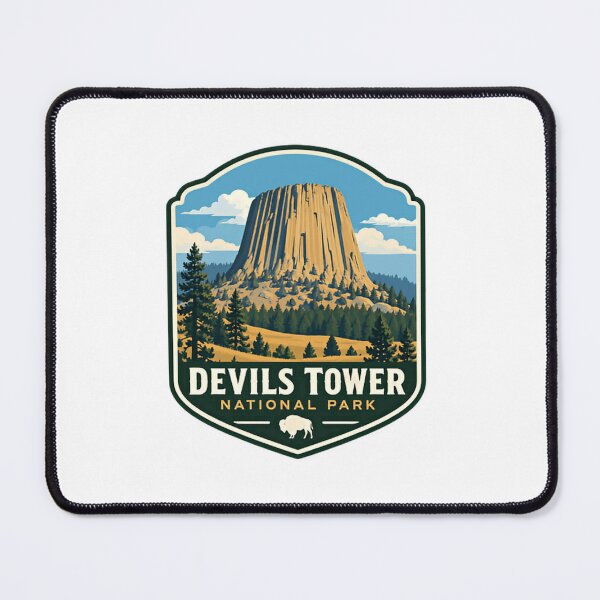 Item preview, Devils Tower National Park Wyoming Travel Souvenir designed and sold by Simsimah26Parks.