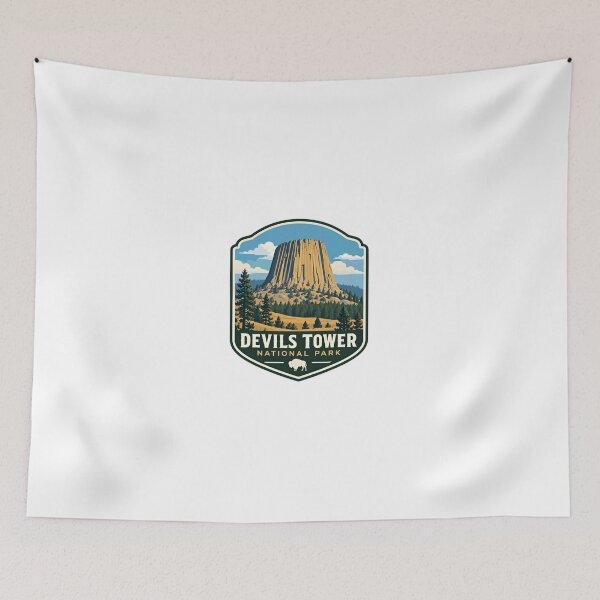 Item preview, Devils Tower National Park Wyoming Travel Souvenir designed and sold by Simsimah26Parks.
