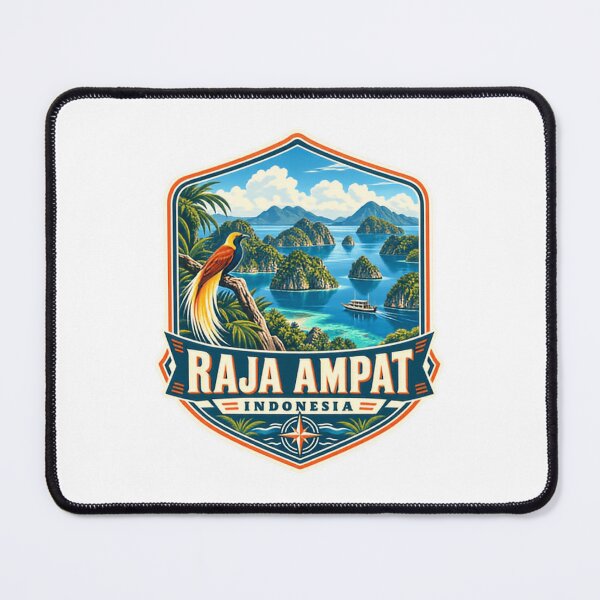 Item preview, Raja Ampat Indonesia Island Destination Tropical Paradise Traveler designed and sold by Star3NowForMe.