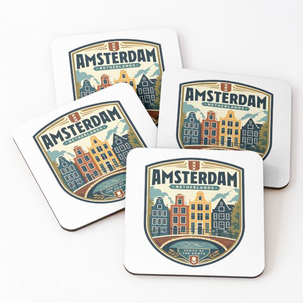 Item preview, Amsterdam Netherlands Venice Of The North European City Traveler Souvenir designed and sold by Star3NowForMe.