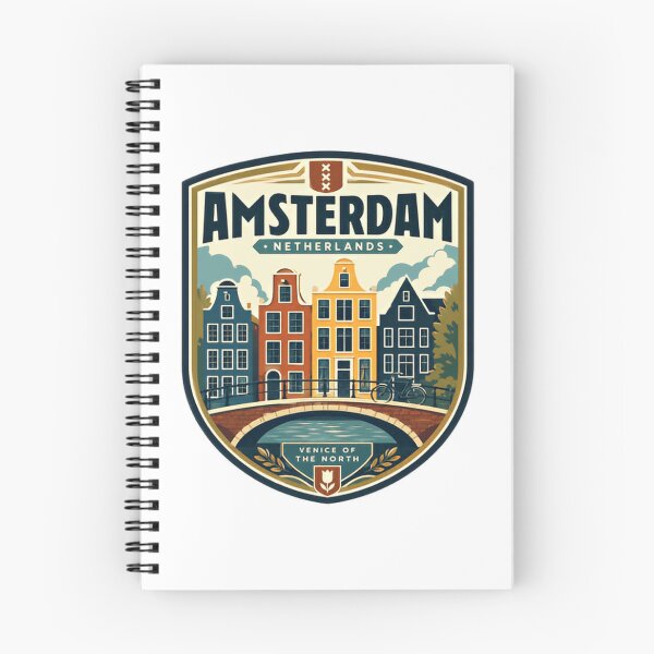 Item preview, Amsterdam Netherlands Venice Of The North European City Traveler Souvenir designed and sold by Star3NowForMe.