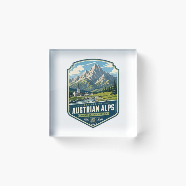 Item preview, Explore The Austrian Alps Hahntennjoch Austria Travel Souvenir Mountains Hiking designed and sold by Star3NowForMe.
