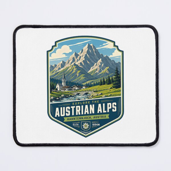 Item preview, Explore The Austrian Alps Hahntennjoch Austria Travel Souvenir Mountains Hiking designed and sold by Star3NowForMe.