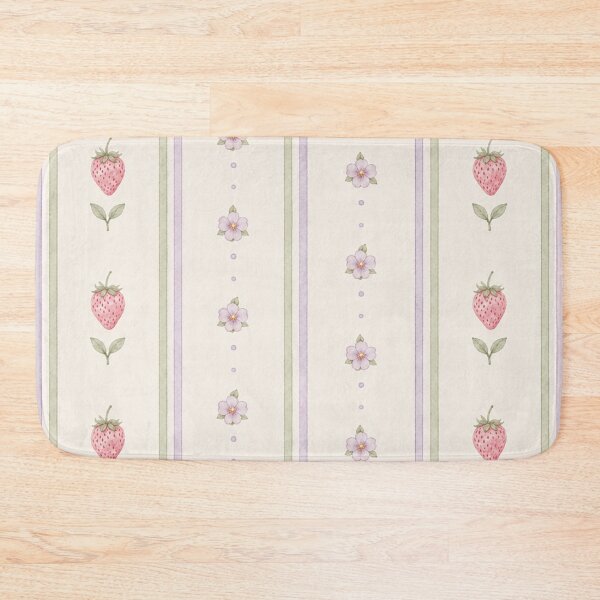 Item preview, Lavender Ticking Stripe Cottage Pattern designed and sold by SSundaysPrints.