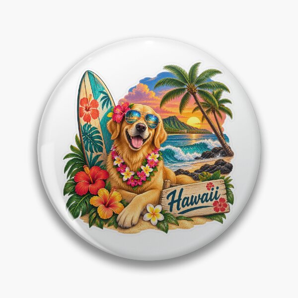 Item preview, Hawaii Island Dog designed and sold by Whimspired By Paxx.